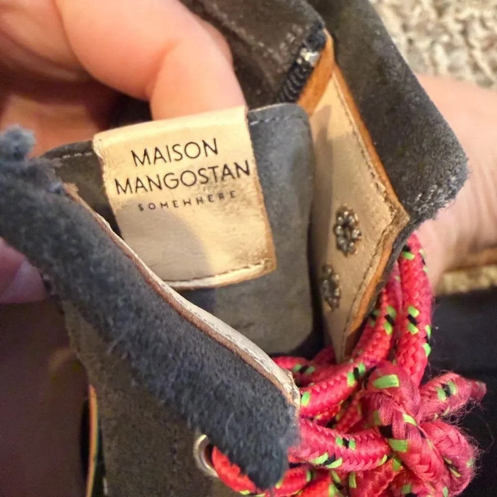 Maison Mangostan Boots with Rainbow Sole
